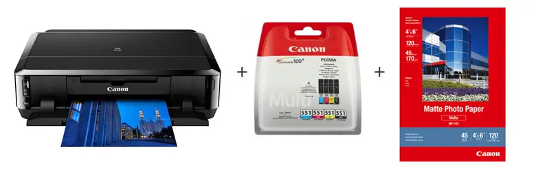 Canon printer, original ink and canon paper