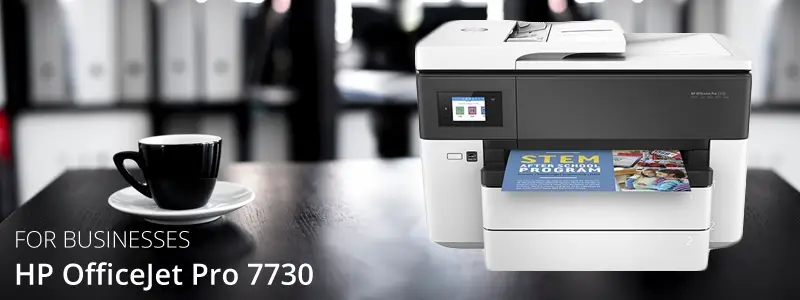 Inkjet printers are now perfect for businesses too such as this HP Officejet Pro 7730